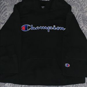 Champion Kids Black Hoodie